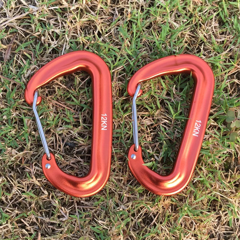 12KN Aluminium Hängematte Schnalle Karabiner Camping Hängematte Legierung Aluminium Schnell Hängen Gürtel Haken Verschluss Camping Ausrüstung – Detail 2