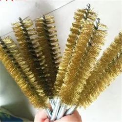 2pcs 20mm 25mm 30mm 35mm Brush Dia Brass Wire Pipe Tube Cleaning Chimney Brushs