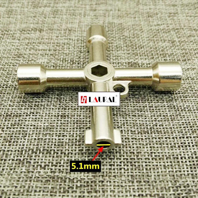 Best quality  Lock Cylinder Triangle/Four Corner Elevator Key Water Meter Front Valve Key