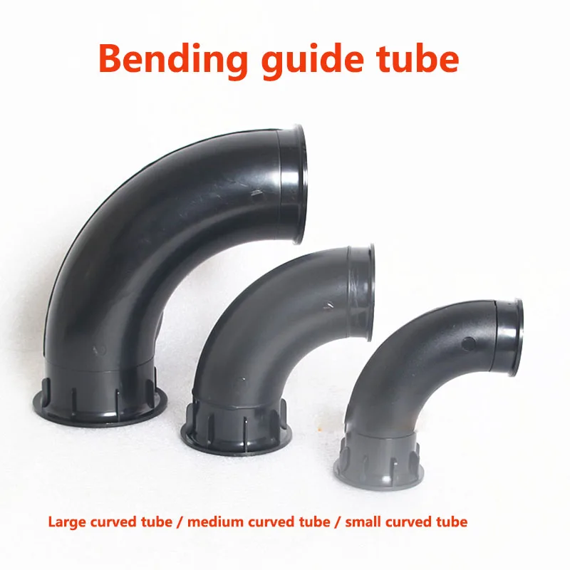 Speaker Guide Tube Connector Bending Tube Small / Medium / Large Environmental Black ABS Material