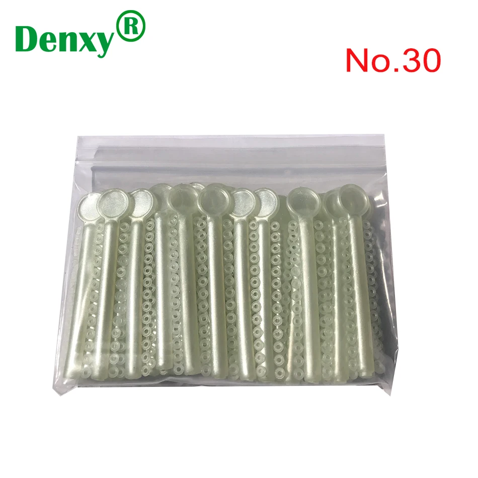 Denxy 1040pcs/1pack Dental Orthodontic elastic Ligature Ties Rubber Band Elastic O ring Tie O High quality Orthodontic Bracket