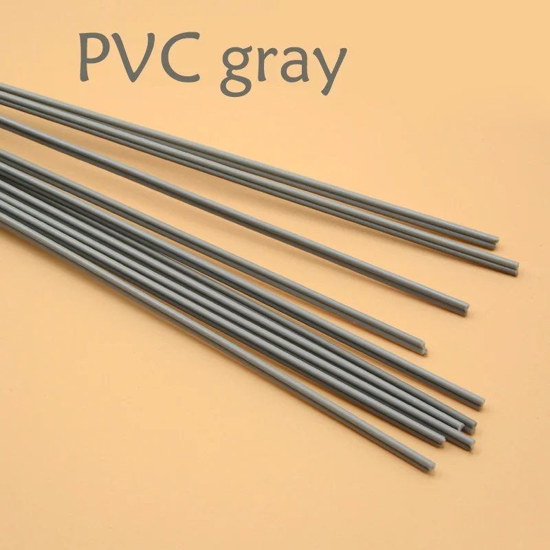 4 kinds of PP/ABS/PE/PVC material plastic welding rod car/pipe/plastic sheet welding of grey/white/black/beige 20pcs