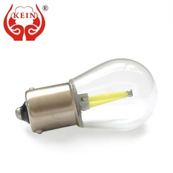 KEIN p21w LED 1156 ba15s COB car Bulb 7506 1157 bay15d P21/5W Brake Lights Reverse Lamp S25 Turn Signal light 12V 24V white auto