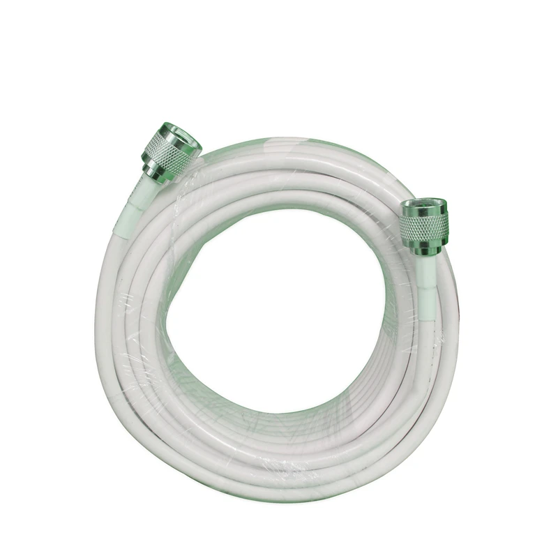 13 meters RG6 Low Loss Coaxial Cable 50ohm N Male to N Male Connector Communication Coax Cable For Mobile Phone Signal Booster