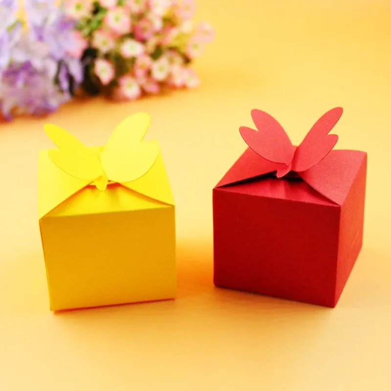 YINISE Butterfly Gift Box Metal Cutting Dies Scrapbooking Stencils DIY Cards Decoration Embossing Folder Die Cuts Template