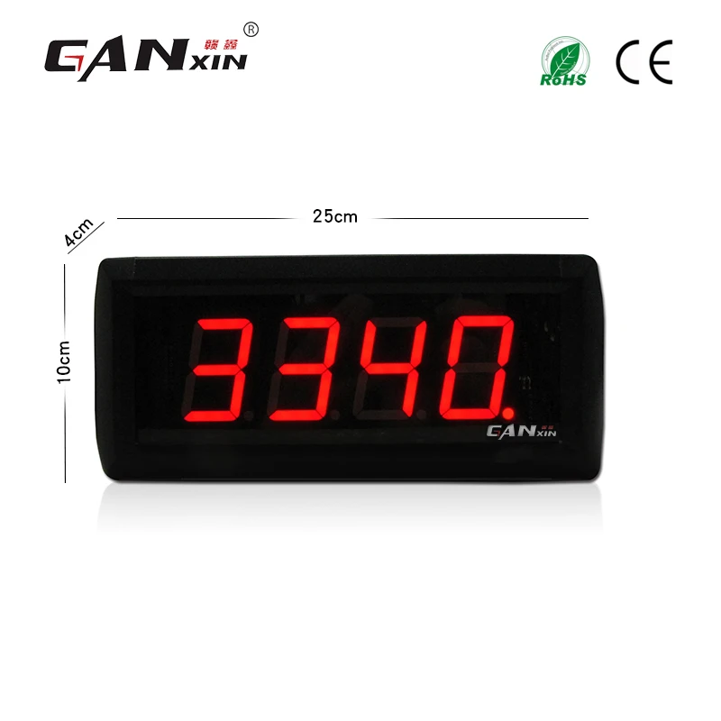 [Ganxin]1.8 inch 4 digit low voltage led counter for sale days count up countdown timer