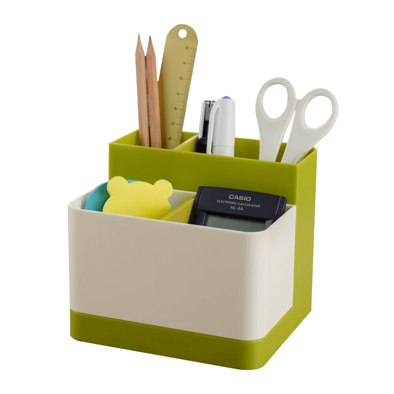 

Multifunctional Creative ABS Pen Holder, Office Stationery Storage Box, Cute Pencil Case