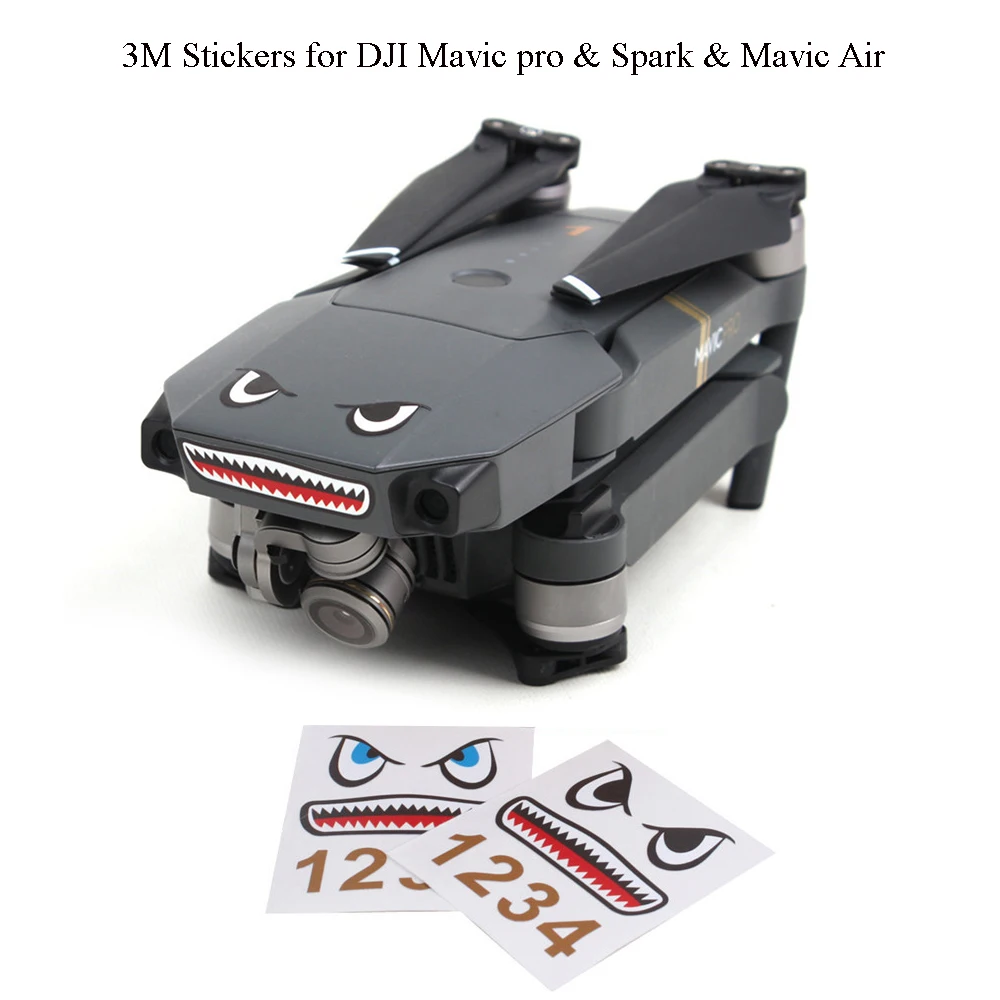 2Pcs/Set Waterproof Sticker Decal Battery Number Sticker For DJI Mavic Mini / Mavic Mini 2 / Mavic Air / MAVIC Pro / DJI AIR 3