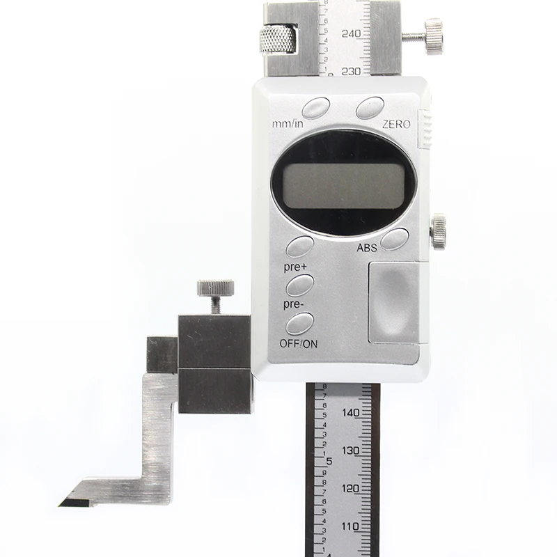 High-precision height gauge measurement range 0-200mm 0-300mm stainless steel digital display ruler ruler measurement tool