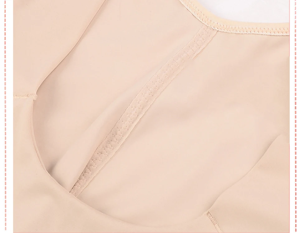 Figurformende Unterwäsche für Damen aus Spandex mit langen Ärmeln, Unterbrust-Shapewear in Übergrößen, schlankmachende Unterwäsche – Detail 5