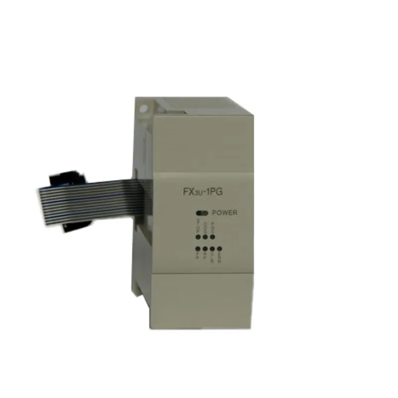 FX3U-1PG MELSEC-F plc novo e original que posiciona a frequência de saída do módulo 200 khz do plc do bloco
