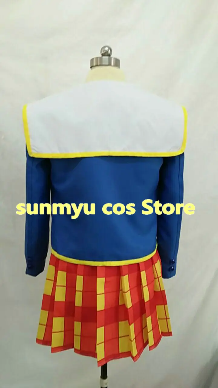 DouKyuSei ~Another World~ Yui girls uniform Cosplay Costume,Size customizable,Halloween