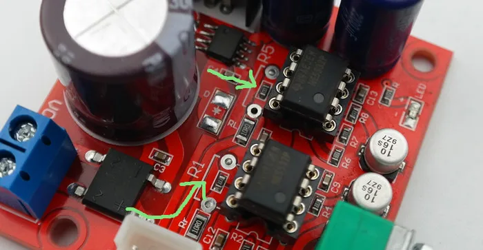 Dual NE5532 voorversterker boord Enkele voeding Dual op amp voorversterker module Tone board