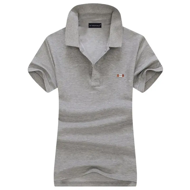 High quality 2022 Summer Women\'s Short Sleeve Polos Shirts 100% Cotton Casual Solid Color Ladies Tees Fashion Female Tops