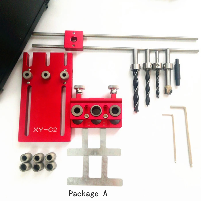 Drilling Guide Kit Woodworking Tool DIY Joinery High Precision Dowel Jigs Kit,DIY woodworking tool