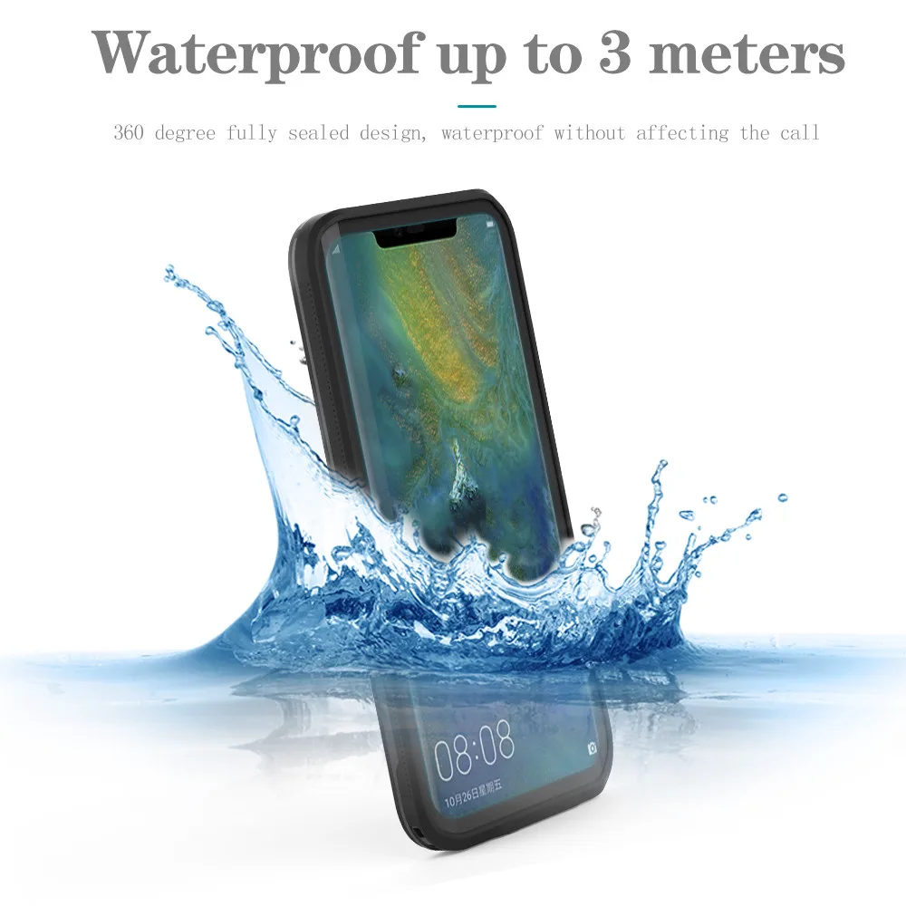 Full Waterproof sealed safety Case for Huawei P30 P30 Pro Mate 20 Pro shockproof cover for huawei p30 pro p20 lite phone cases