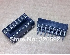 10PCS DIP 16 pins IC Sockets Adaptor Solder Type Socket Kit Good Quality Components 68