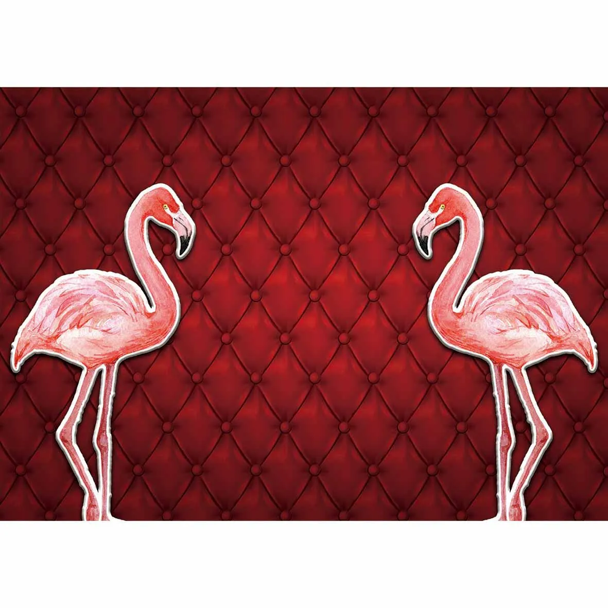 Allenjoy photography backdrops head board red Flamingoscurtain stage texture backdrop for photography vinyl photo backdrop