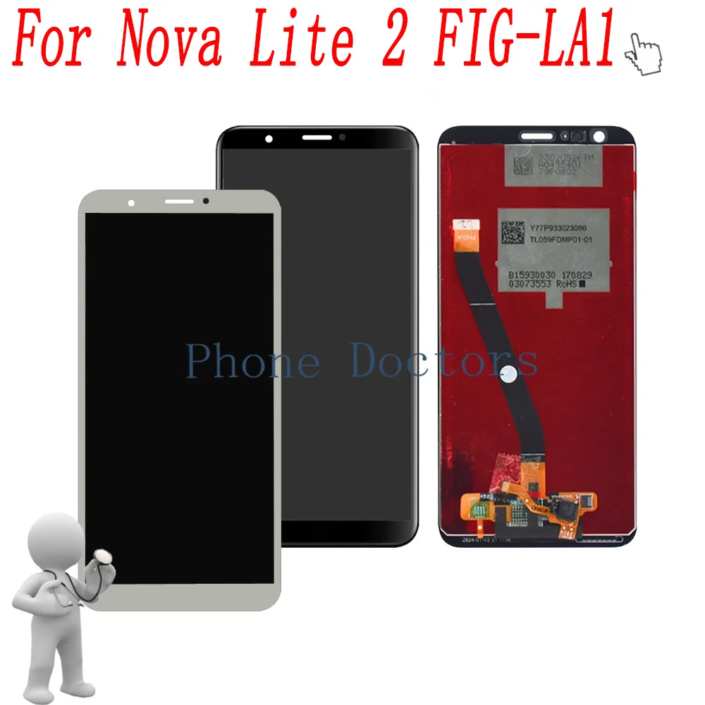 5.65 inch Full LCD DIsplay+Touch Screen Digitizer Assembly For Huawei Nova Lite 2 FIG-LA1 ( not for Nova lite )