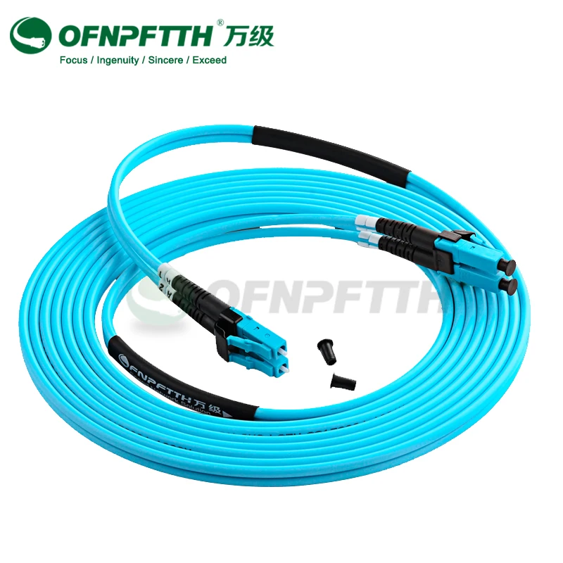 LC-LC Fiber Patch Cord MM OM3 Duplex 3.0mm 3M With LSZH Jacket