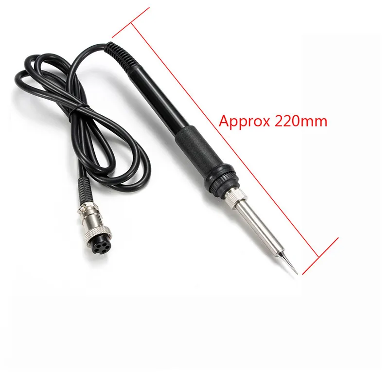 24V 60W Electric Soldering Iron Handle Universal for 898D 936B Soldering Station Rework Repair Tools Electric Soldering Irons