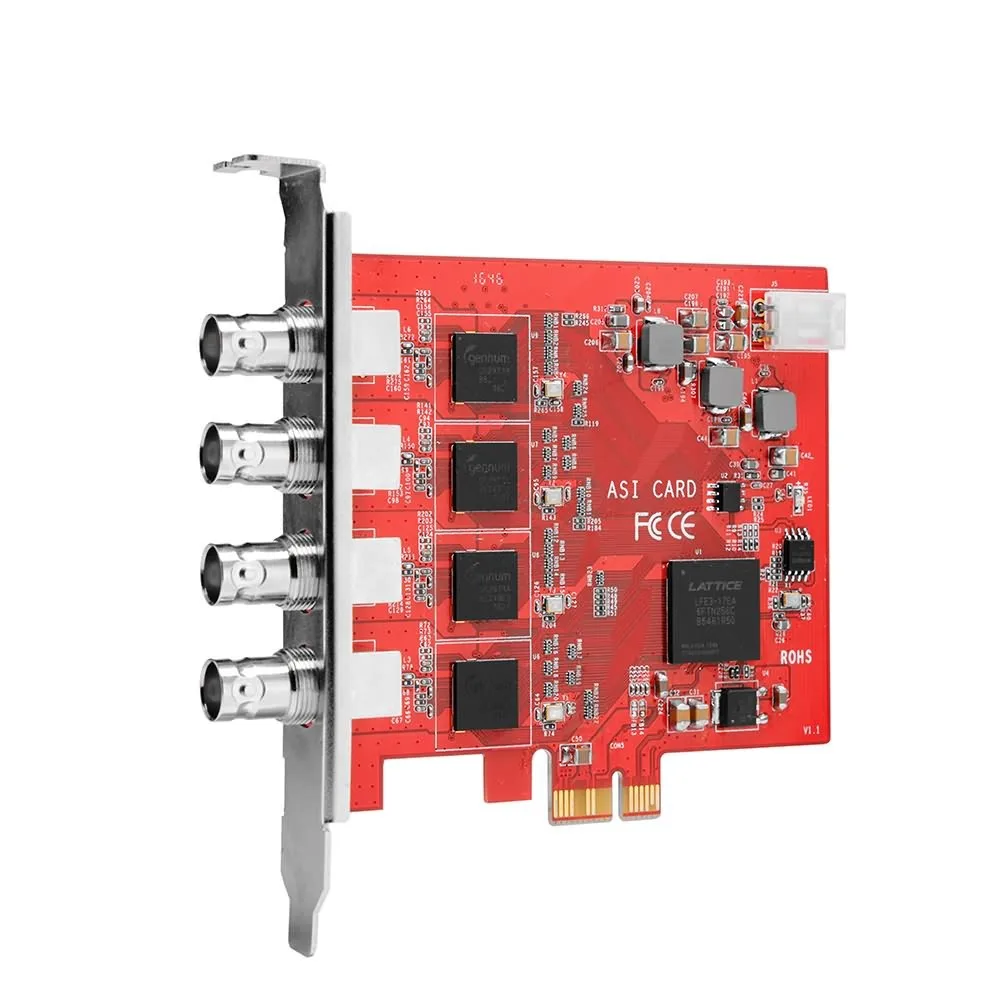 Broadcast TV Hot Deals TBS690A 4 Input DVB-ASI Capture Card for ASI to IP Conversion