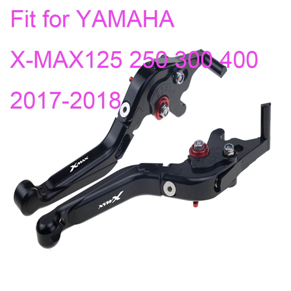 Motorcycle Left and Right  Folding Extendable Brake Clutch Levers for YAMAHA X-MAX XMAX 125 250 300 400 accessories 2017-2018