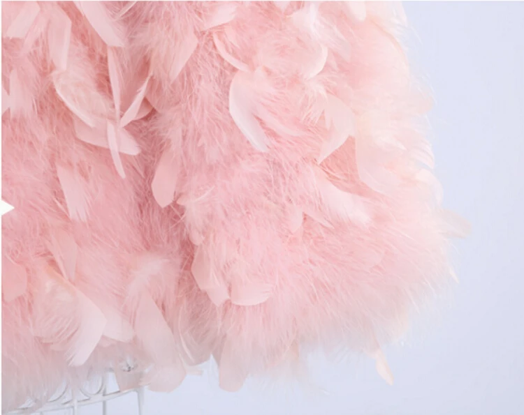 LET-SETTING new winter coat fur coat ostrich feathers turkey feather coat Women fur coat  jacket