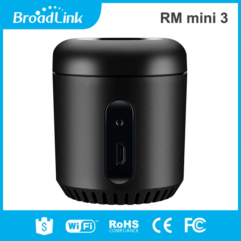 Broadlink RM mini 3 WiFi IR Universal Remote Control Smart Home Control works with Google Assistant and Alexa