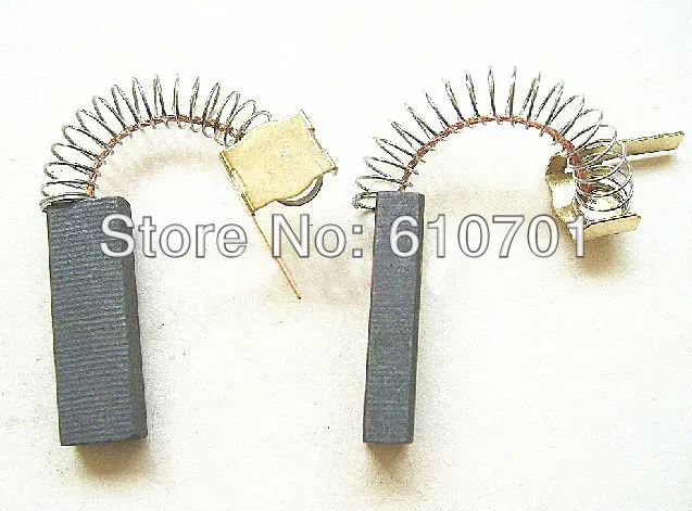 2pcs AS42 6x10x30mm Motor Carbon Tool Brushes Springs &Wick Power Electric Tool for Midea QW12 Series Cleaner/Dust Collector