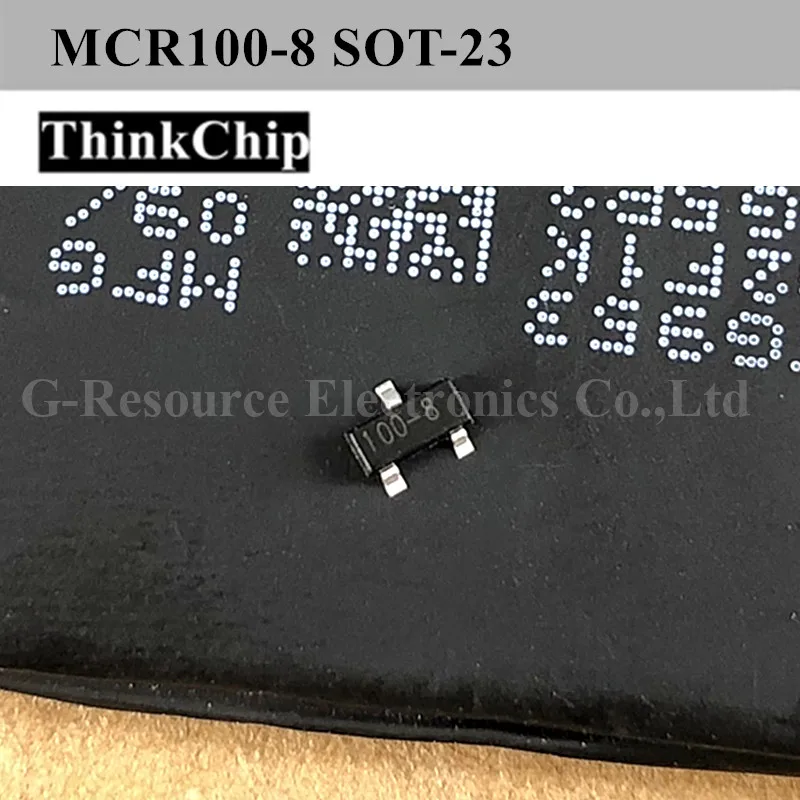 (20 stücke) MCR 100-8 SOT-23 MCR18 (Kennzeichnung 100-8) SCR gleichrichter Silicon Gesteuert Gleichrichter Leckage schutz spezielle