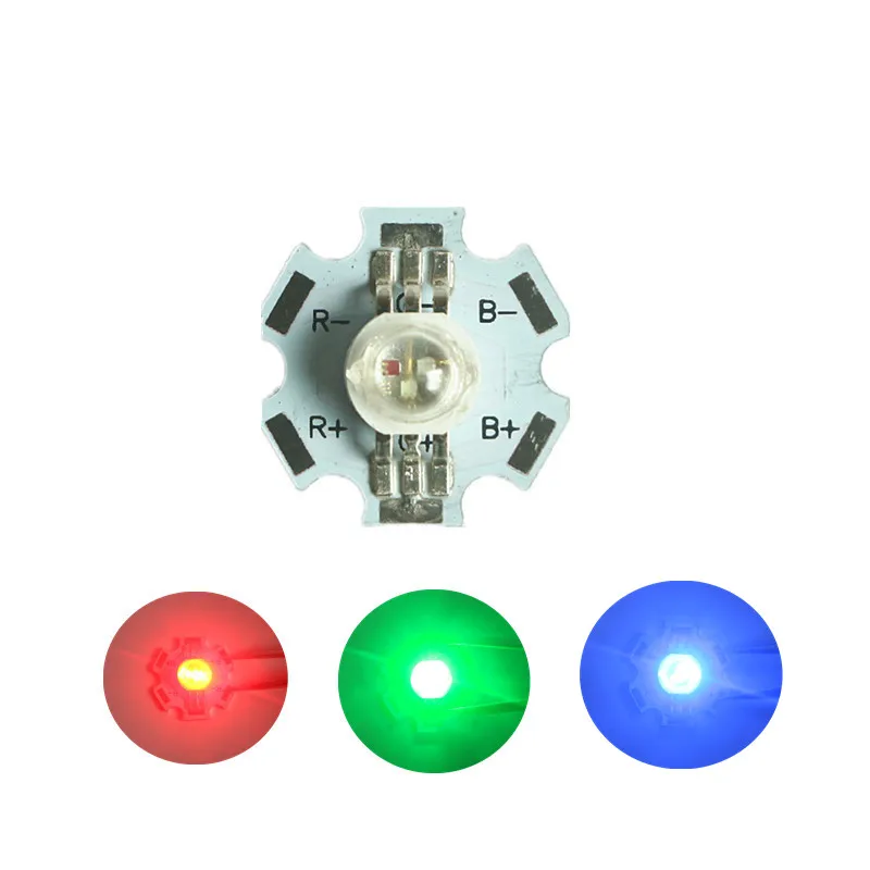 고출력 LED 칩, 별 PCB 다이오드 램프, 따뜻한 흰색, 흰색 광원, DIY LED 스포트라이트용, 10 개, 50 개, 100 개, 1W, 3W, 20mm