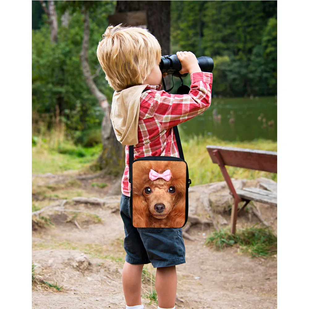 ELVISWORDS-mochilas escolares pequeñas con estampado de conejo para niñas y niños, bolsos de hombro para guardería, bandolera