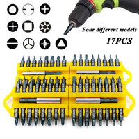 17pcs Security Tamper Proof Torx Hex Star Bit Set Magnetic Holder Screwdriver Bits Torx Hex Star Precision Screwdrivers Bit