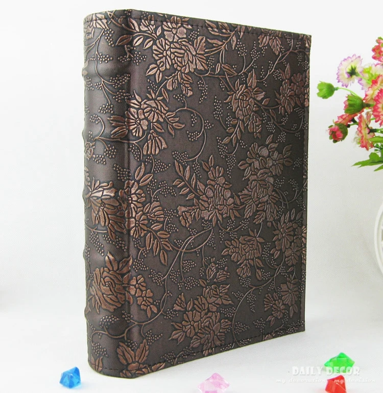 21 types Quality pu leather vintage photo album for 200 photos of 6 inch 4D family / wedding / graduation / boy photo album