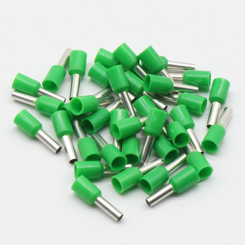 E2508 Tube insulating terminals 2.5MM2 100PCS/Pack Insulated Cable Wire Connector Insulating Crimp Terminal Connector E-