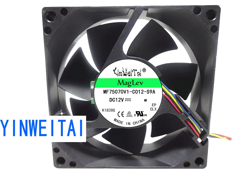 

2PCS FAN FOR mgt8012zr-w25 A8025-42RB-6IP-PI 12V 8025 8cm 80*80*25MM PWM CPU Cooling fan