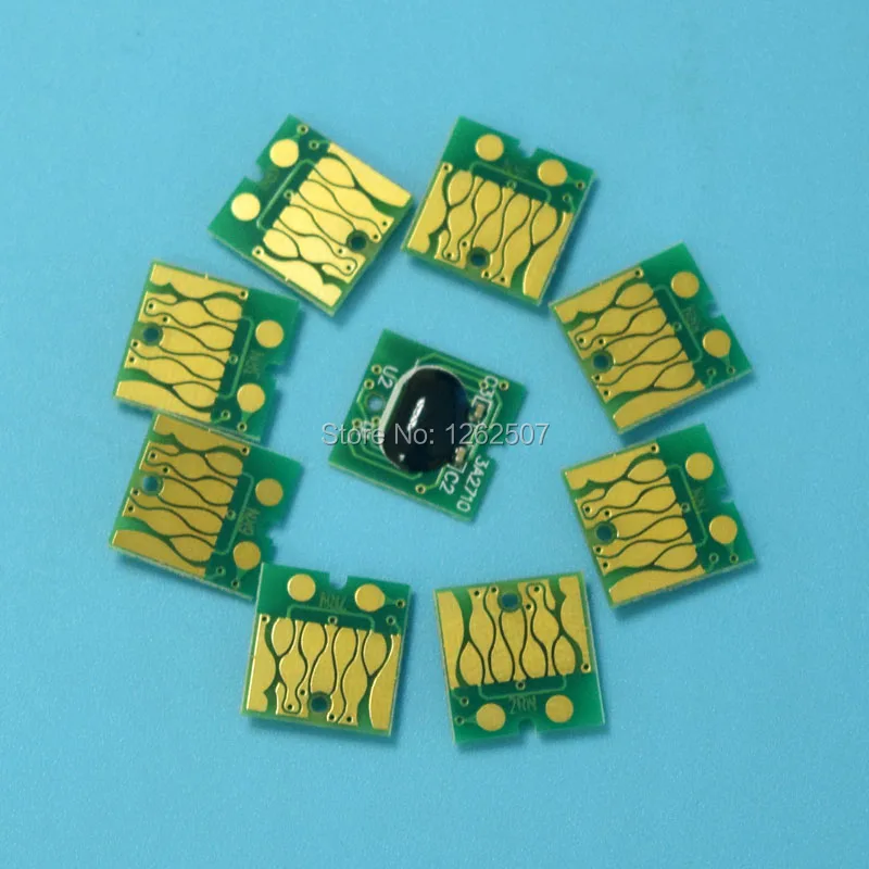 T7601 -T7609 P600 Permanent Use ARC Chip For Epson Surecolor P600 Auto Reset Chip SC-P600 Printer Ciss Refillable Cartridges