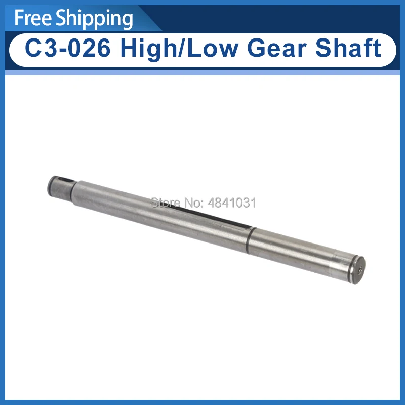 High/Low Gear Shaft H/L Second Axis For SIEG C3-026 Grizzly G8688 G0765 BD-6 BD-7 BD-X7 M1-250 M1-350S CX704 Compact 9 CL300M