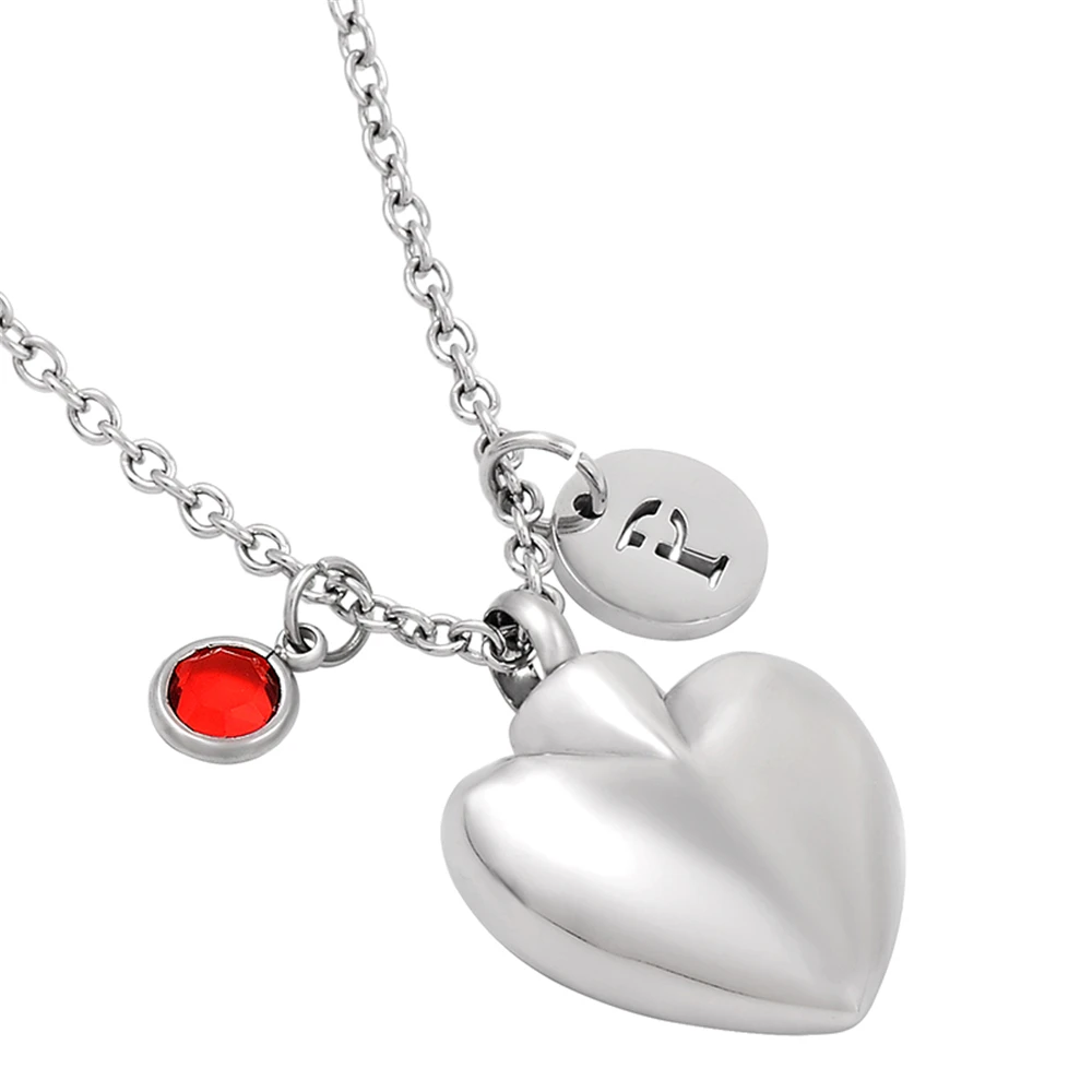 Heart Pendant Keepsake Cremation Memorial Jewelry Necklace Memorial Jewelry Loss of Love for Women Man Ashes Holder