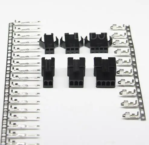 

SM2.54 Kits sets Kit in box 2p 3p 4p 5p 2.54mm Pitch Female and Male Header Connectors Adaptor Resistor
