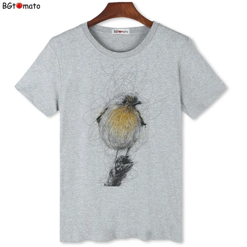 BGtomato New Fashion Brand T-Shirt Global sales 3D Printed Birds Shirts Men Summer Tops Tees Hip Hop Tees