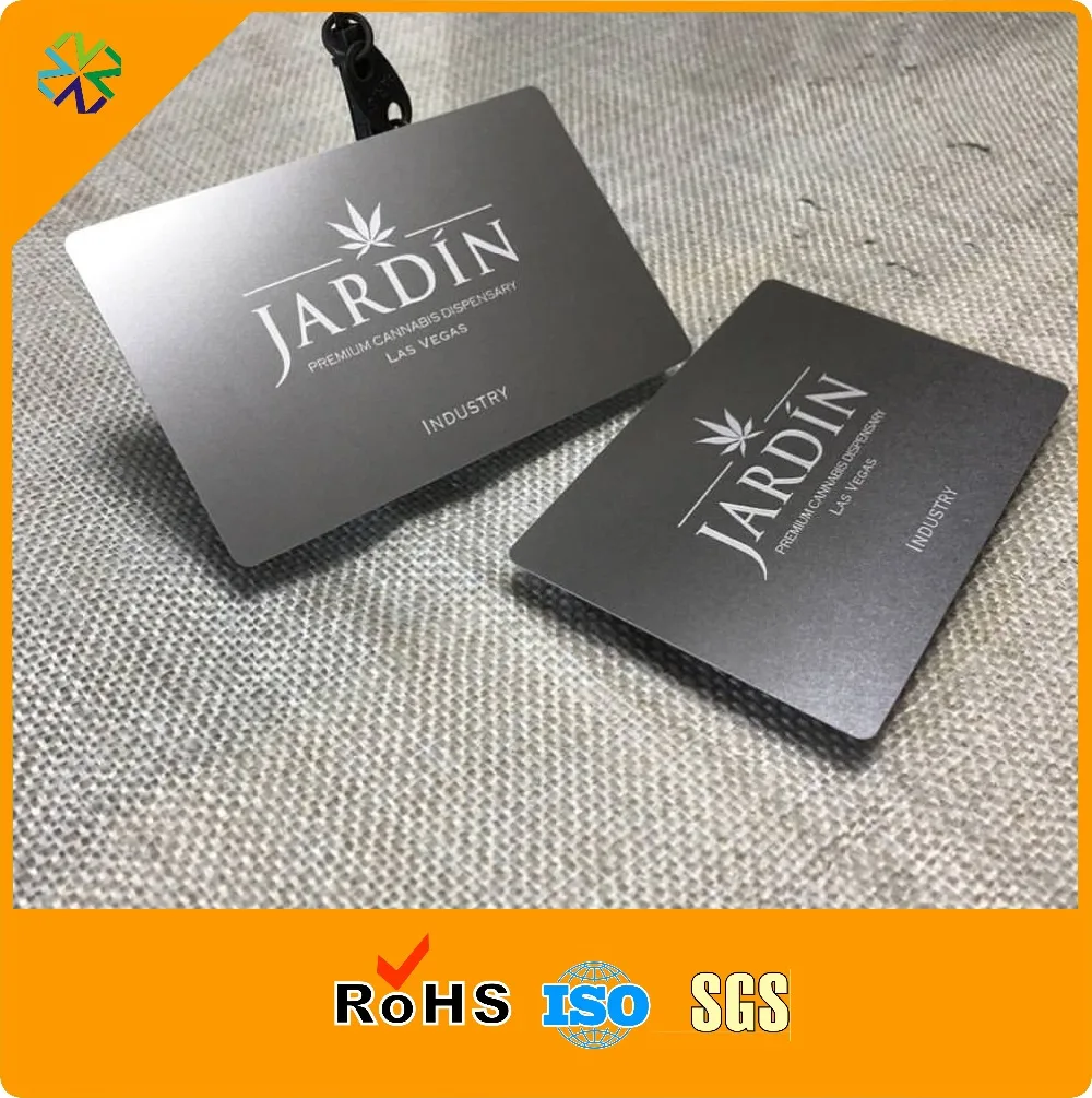 2018 new arrival!cutting out/cutting through metal cards printing supplier from China