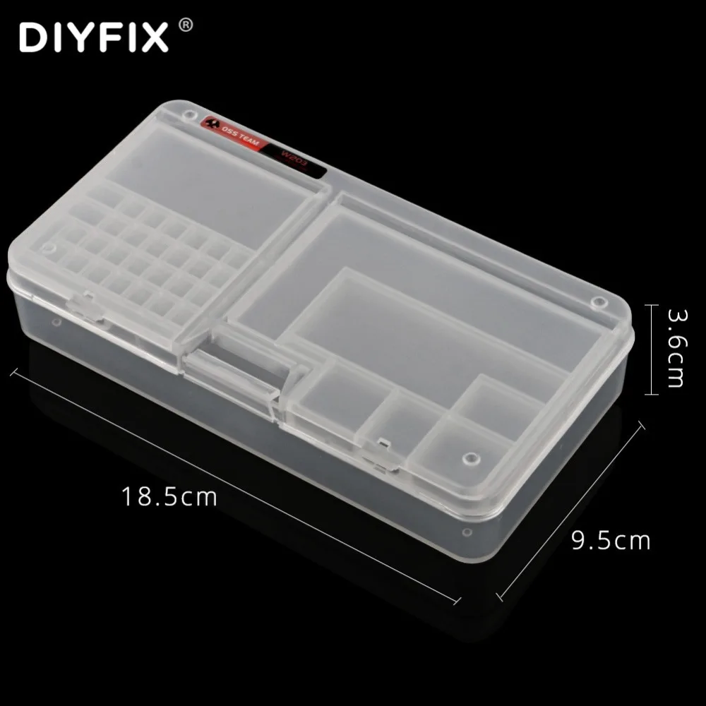 Multi-function Storage Box for iPhone LCD Screen Motherboard IC Chips Component Screws Organizer Container Cellphone Repair Tool