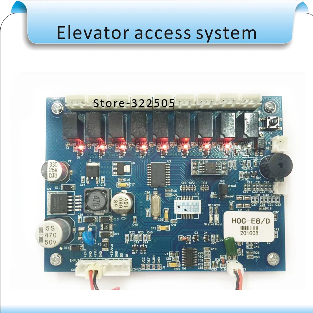 Elevator Lift Controller Panel avoid Software Security up dow 8 floors Lift Controller Panel board/ elevator access system