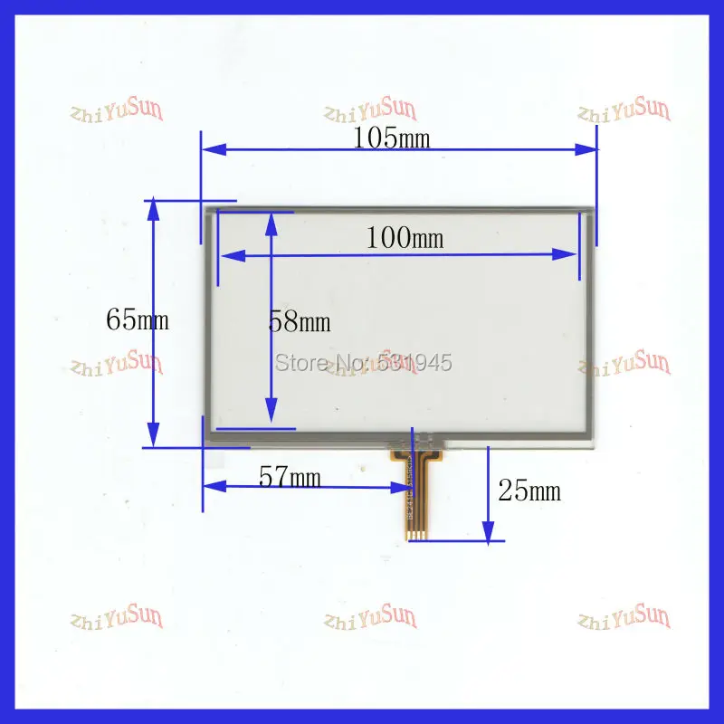 

ZhiYuSun For PN905 NEW 105mm*65mm touchscreens 4.3 inch touch sensor NEW Touch screen digitizer quality assurance 105*65