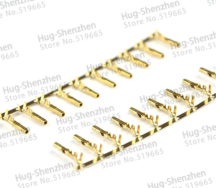 Female 5557 ATX / EPS PCI-E Full Gold Plated terminals Crimp Pins for 4P 6P 8P 10p 12p 14p 16p 18p 24P male connector shell