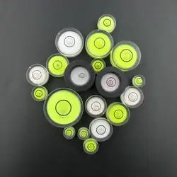 (10 Pieces/Lot) Circular spirit level Round bubble level mini spirit level Bubble Bullseye Level measurement instrument