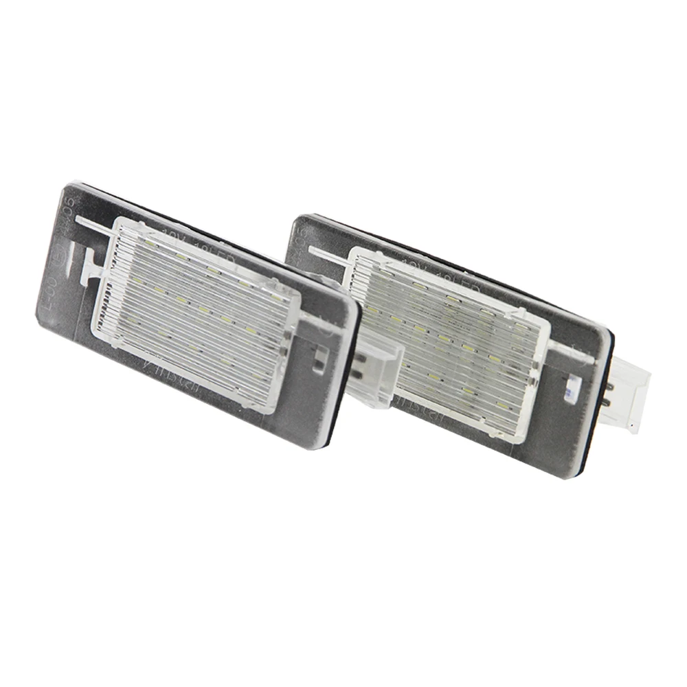 2pcs canbus Error Free LED License Number Plate Light Lamp For Opel Vectra C Estate 2002 2003 2004 2005 2006 2007 2008