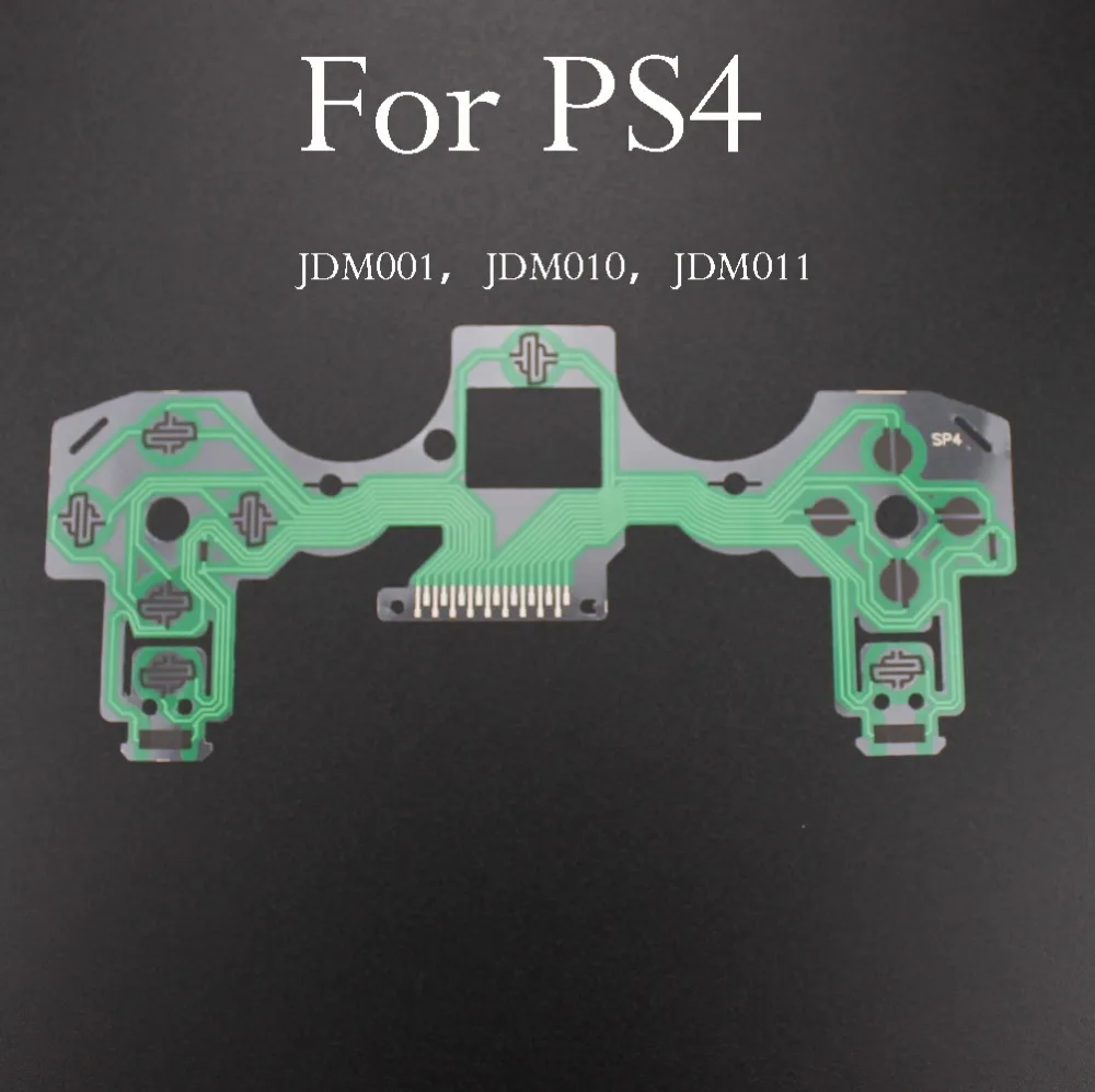 TingDong przyciski zamienne wstążka płytka drukowana do PS4 Dualshock 4 Pro Slim kontroler folia przewodząca klawiatura flex Cable PCB